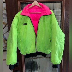 Vintage Columbia Reversible Down Winter Coat – Men’s Size Medium